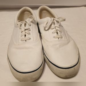 Top Sperry Leather Topsider White